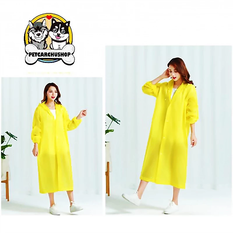 เสื้อกันฝน EVA แบบหนา 140g มี 9 สี กันน้ำ ผู้ใหญ่ thumbnail 7