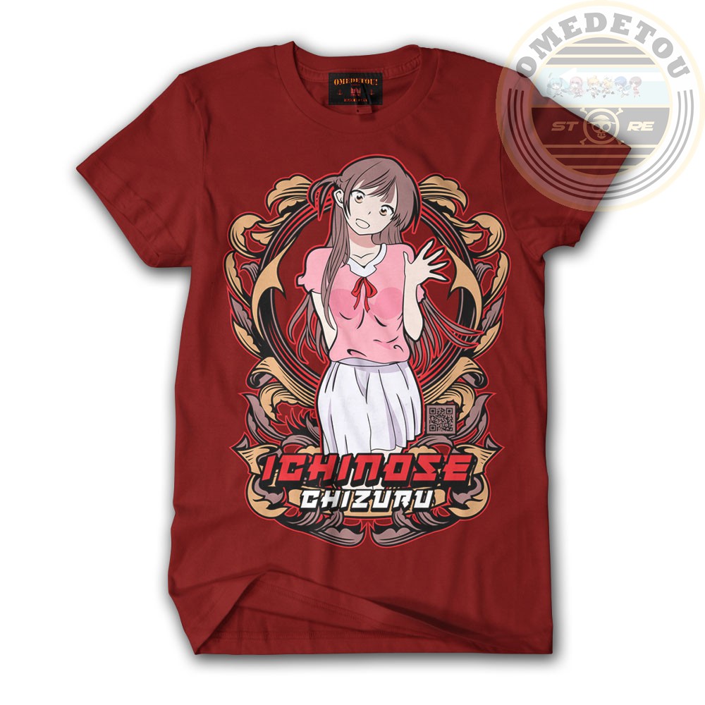 เสื้อยืดอนิเมะ Kanojo Okarishimasu - Ichinose Chizuru