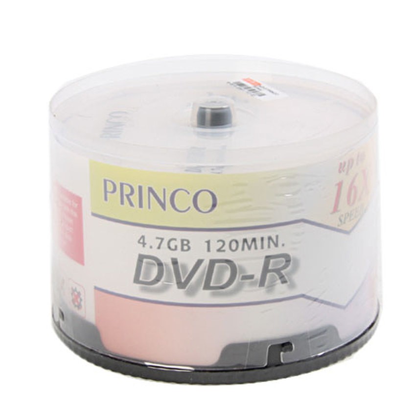 PRINCO DVD-R 16X (50/Box) | Shopee Thailand
