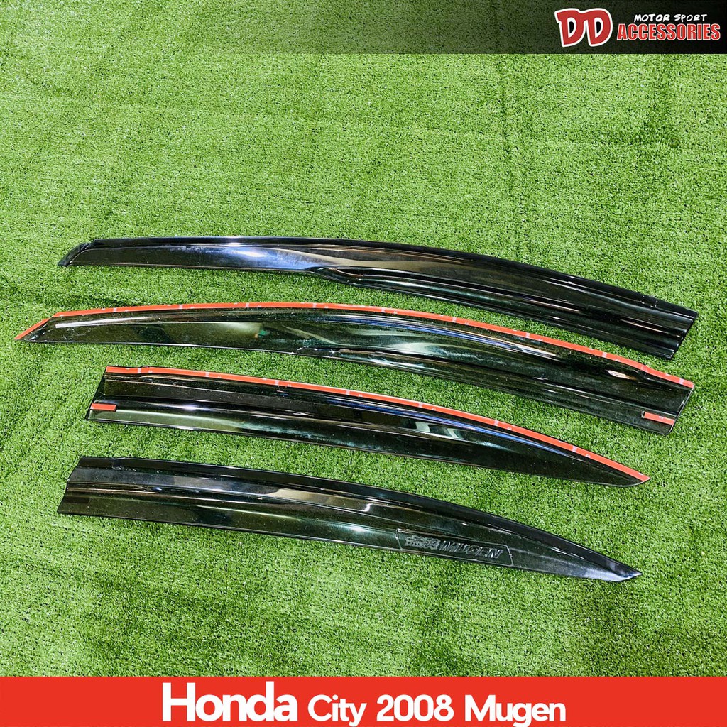 กันสาด city 2008 2009 2010 2011 2012 สีดำ Mugen logo ตัวนูน - รูปที่ 2