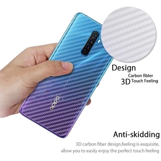 ฟิล์มหลัง Kevlar เคฟล่า For OPPO A1K A31 A15 A92 A5 A8/A9-2020 Reno Reno2/2F Reno3/3Pro Reno5 F15 K3 RealmeC1 C2/C3 X50