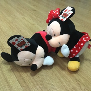 ตุ๊กตา Mickey Mouse &amp; MinnieMouse ท่านอนเอียง