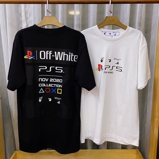 T-shirt  เสื้อยืดแขนสั้น Off White เพล5S-5XL