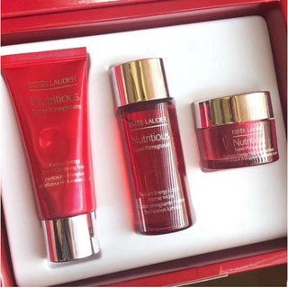 Estee Lauder Detox + Glow Set For Vibrant, Healthy-Looking Skin ชุดทับทิมทดลอง 3 ชิ้น