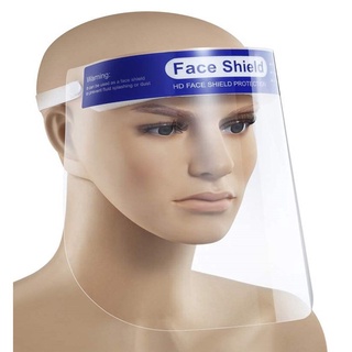 ส่งไว เฟสชิว FaceShield แบบสวมศรีษะ คนใส่แว่นใช้ได้ ใช้กับชุด PPEได้