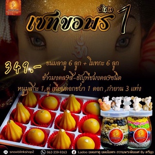 เซตขอพรพิเศษ พร้อมของถวายบูชา ในชุดสุดคุ้ม