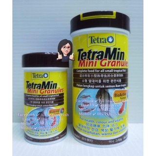 TETRA &gt; Min Mini Granules (ฝาน้ำตาล) อาหารปลาขนาดจิ๋ว