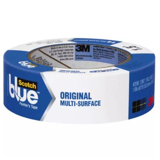 (2 ม้วน) เทปกาวมารีนสำหรับทาสี ขนาด 36mm x 54.8 m. สก๊อตซ์-บลูแบบสีฟ้า 3M 2090