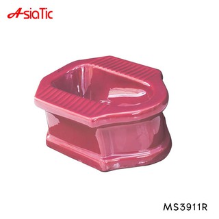 Asiatic สุขภัณฑ์นั่งยองมีฐาน ราดน้ำ รุ่น MS3911R สีแดง