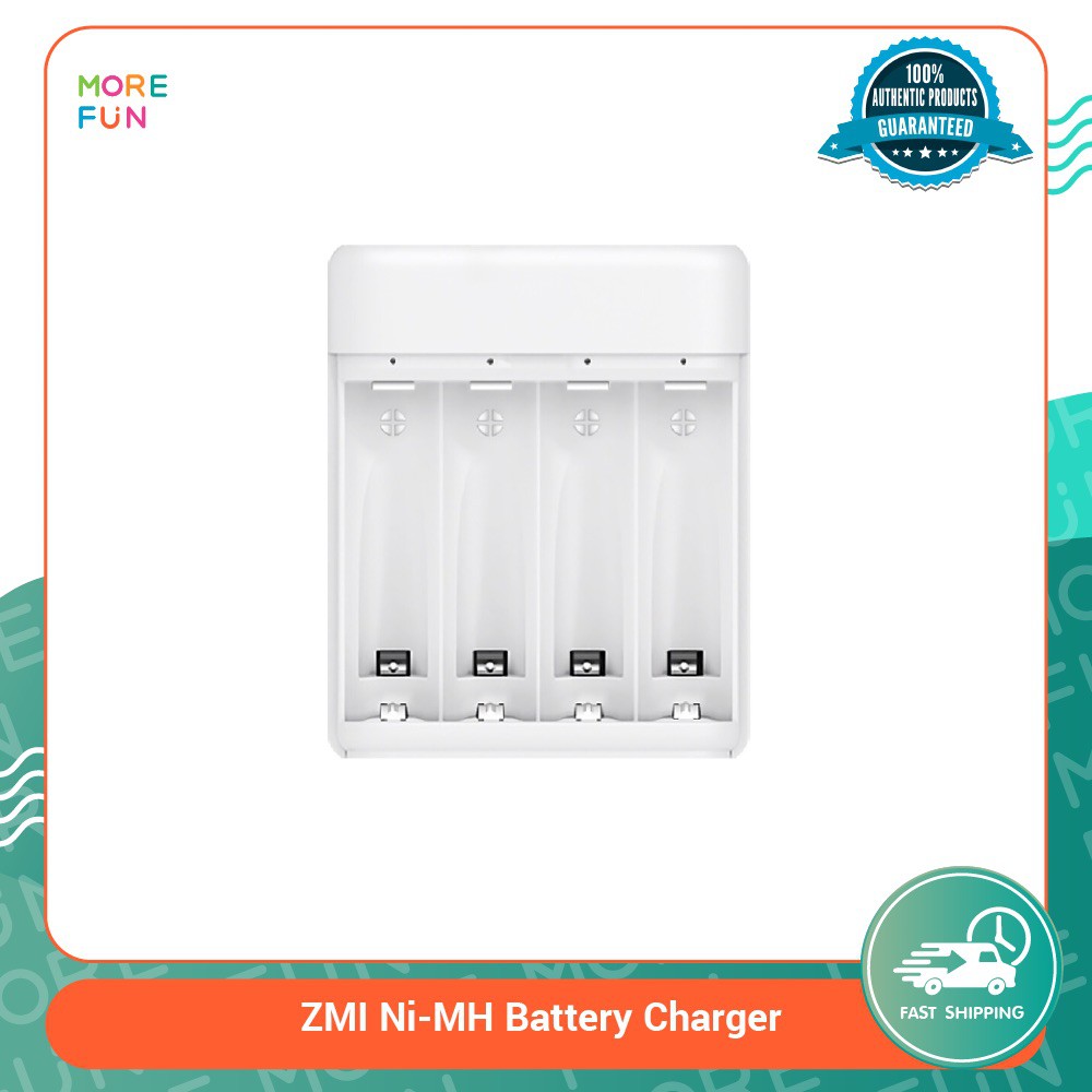 [ พร้อมส่ง ] ZMI Ni-MH Battery Charger - ที่ชาร์จถ่านชาร์จ Zmi (ขนาด AA,AAA)