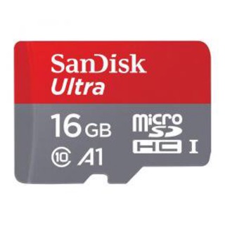 SanDisk Ultra MicroSDHC USH-I 16 GB with Adapter