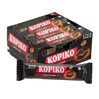 โกปิโก้ ลูกอมกาแฟ บรรจุแท่ง ขนาด 24กรัม ยกแพ็ค 12แท่ง KOPIKO COFFEE CANDY STICK PACK