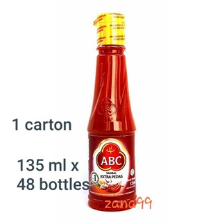 1 กล่อง 135 ml abc ซอสเอ็กซ์ตร้า ฮอท จากอินโดนีเซีย/sambal abc extra pedas