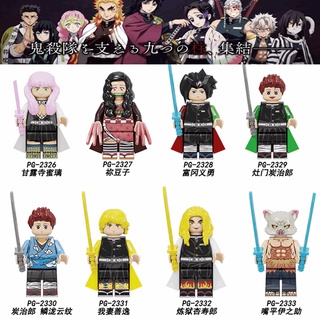 ของเล่นตัวต่อเลโก้ Demon Slayer Kimetsu No Yaiba Tanjirou Nezuko PG8292 DIY