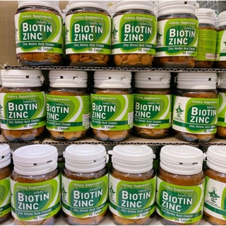 Biotin​ Zinc​ (ไบโอติน​ ซิงก์)​ ผลิตภัณฑ์เสริมอาหารสำหรับ​ผม เล็บ