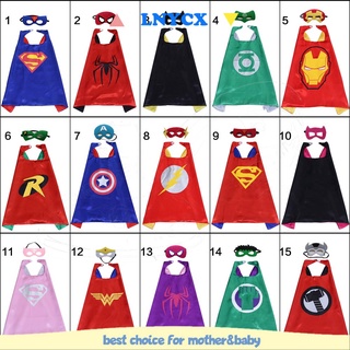 Kid Superhero แฟนซี Boy เครื่องแต่งกาย Cape Mask วันเกิด Halloween Cosplay