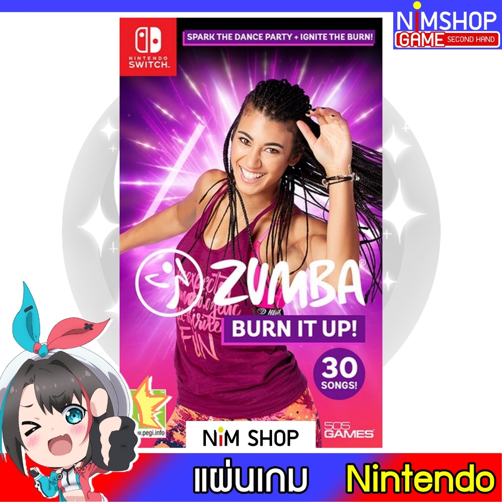 (มือ2) Nintendo Switch : Zumba : Burn It Up! แผ่นเกม มือสอง สภาพดี