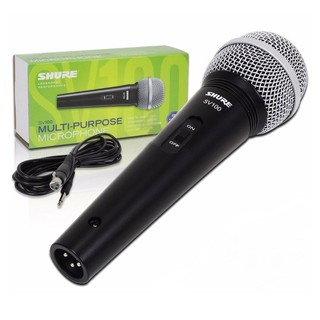 อุปกรณ์เครื่องเสียง ไมโครโฟน SHURE SHURE SV100-X เครื่องเสียงและลำโพง ทีวีและเครื่องเสียง MICROPHONE SHURE SV100-X