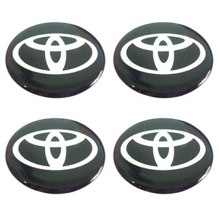 35mm. สติกเกอร์ โตโยต้า sticker Toyota สติกเกอร์ติดดุมล้อ สติกเกอร์ทั่วไป กว้าง 35 มิล.(3.5เซนติเมตร)