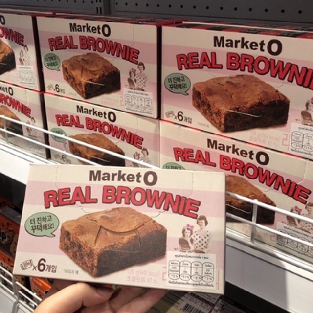 Market O Real Brownie บราวนี่เกาหลีสุตฮิต
