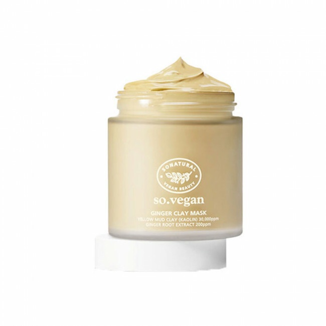 SO natural So Vegan Ginger Clay Mask 110ml