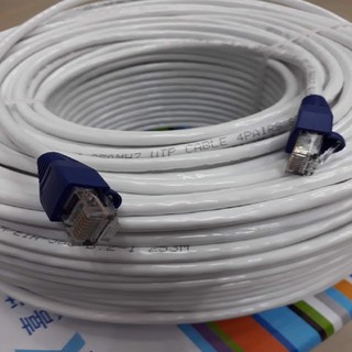 Cable Cat6 สายแลนสำเร็จรูปพร้อมใช้งาน (White) คุณสมบัติดี