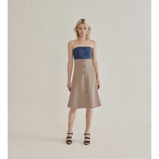 Used Sila Camilla strapless dress size XS ใส่ไปครั้งเดียว