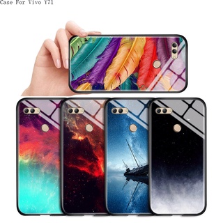 VIVO Y71 Y75 Y76 Y79 Y72 Y52 V7 Plus Y81 Y81i Y67 5G เคสวีโว่ สำหรับ Case Aurora Gradient เคส เคสโทรศัพท์ เคสมือถือ