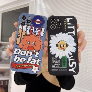 เคสซิลิโคน For Realme C11 2021 C21Y C31 C35 C15 C21 C25 C20 C3 C12 C2 C25S 5S 5 5S 5i C17 7i C1 C25Y C2 C3i 6i C20A realme Narzo 20 10 10A 20A 30A ลายการ์ตูนดอกเดซี่น้อยน่ารัก เคสโทรศัพท์มือถือ