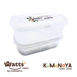 KOMONOYA กล่องอาหารยาวรี 2P 300ML