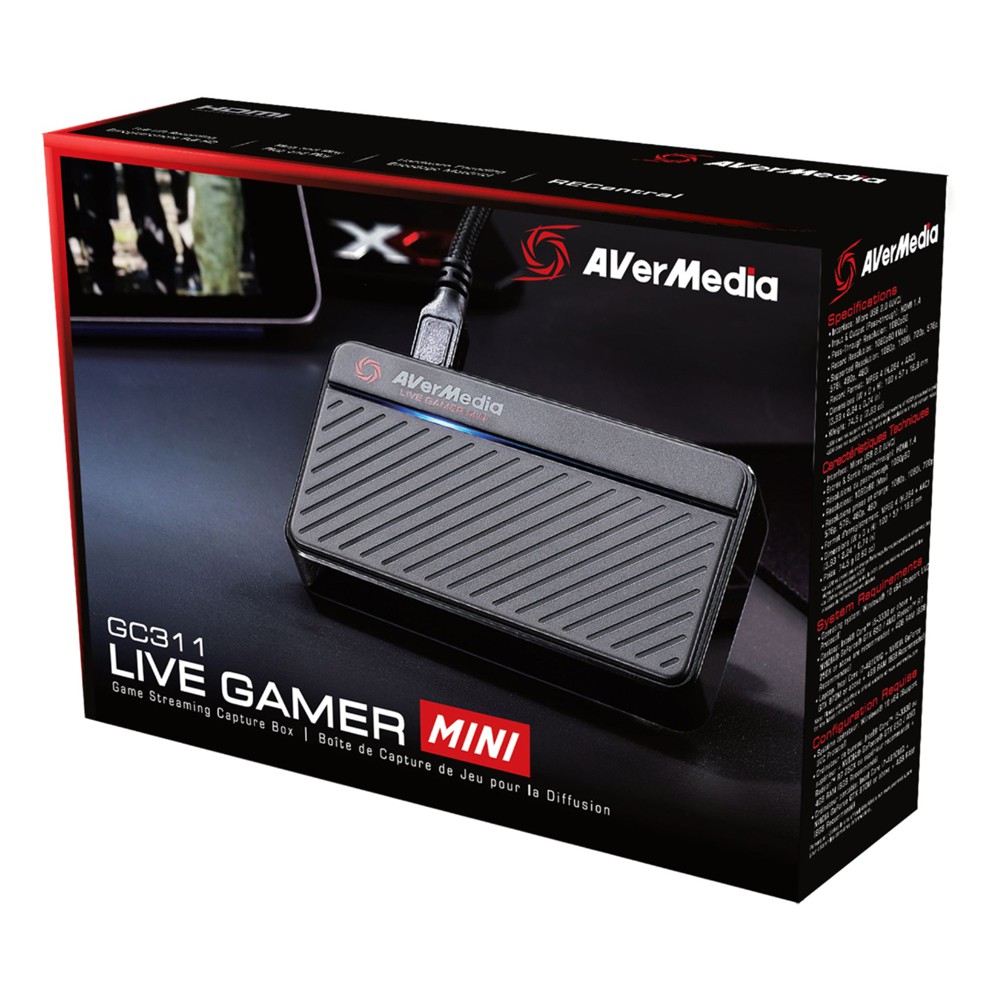 Avermedia Card Capture Device Live Gamer MINI GC311  310 การ์ดแคปเจอร์ผ่านช่องเสียบ USB มือสอง*แถมสา