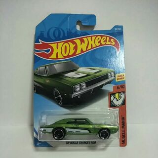 รถเหล็ก Hot wheels 69 DODGE CHARGER 500 (Ib0001)