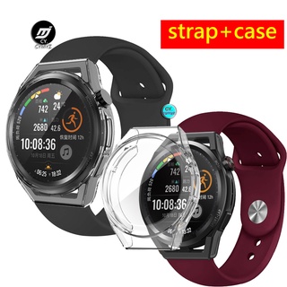 สาย huawei watch GT Runner สายรัด สายซิลิโคน สาย huawei GT Runner สายรัดข้อมือกีฬา เคส huawei watch GT Runner เคส เกราะป้องกัน