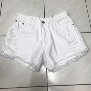 New✨White Jeans shorts size M-L