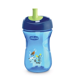 [ใช้ 2 โค้ดลดเพิ่ม] Chicco แก้วหัดดื่มส่งเสริมพัฒนาการ Chicco Advanced Cup 12M+ Boy Blue