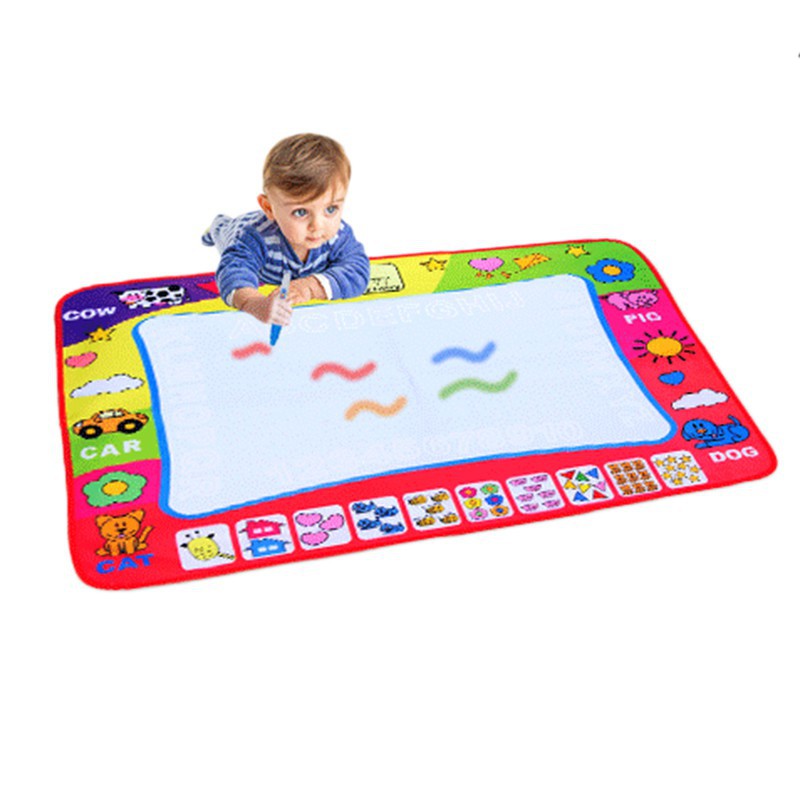 80x60cm Water Doodle Mat Kids Art Board Drawing Toy With Water