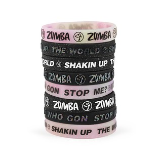 Zumba Power Rubber Bracelets 8 PK (กำไลยางออกกำลังกายซุมบ้า)