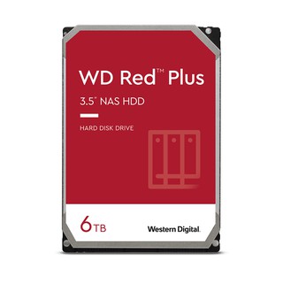 WD Red Plus 6TB HDD NAS 5400RPM (WD60EFZX)