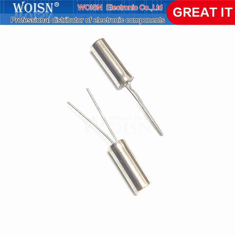 20 ชิ้น 32.768khz ข้อผิดพลาด 20ppm 3x8 32.768k 12.5pf กระบอกควอตซ์ Resonator