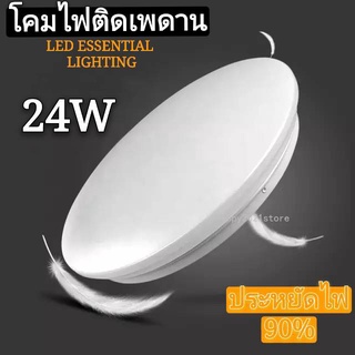 ไฟเพดาน โคมไฟเพดาน 24W โคมไฟอัจฉริยะ LED โคมไฟติดเพดาน แสงขาว Day Light