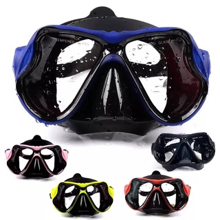 แว่นดำน้ำ รุ่น: diving mask แว่นตาดำน้ำ ใหม่ซิลิโคนแว่นตาดำน้ำว่ายน้ำ Goggles -สินค้ามีพร้อมส่ง-