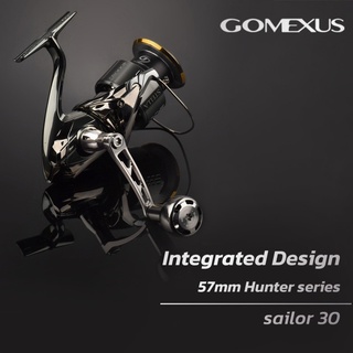 Gomexus Hunter มือจับรอกตกปลา 57 มม. สําหรับ Shimano stella Daiwa Garuda Spinning fishing reels LMY-AS30