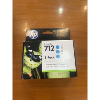 หมึกพิมพ์   HP3ED77A  HP712  Cyan _3pack