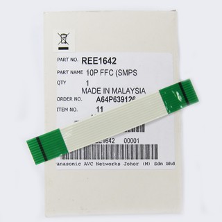 สายแพ Cable (10P FFC) for Main Board PCB ชิ้นส่วนอะไหล่ซ่อมสำหรับเครื่องเสียง SA-XH170 SC-XH330 Panasonic Part REE1642