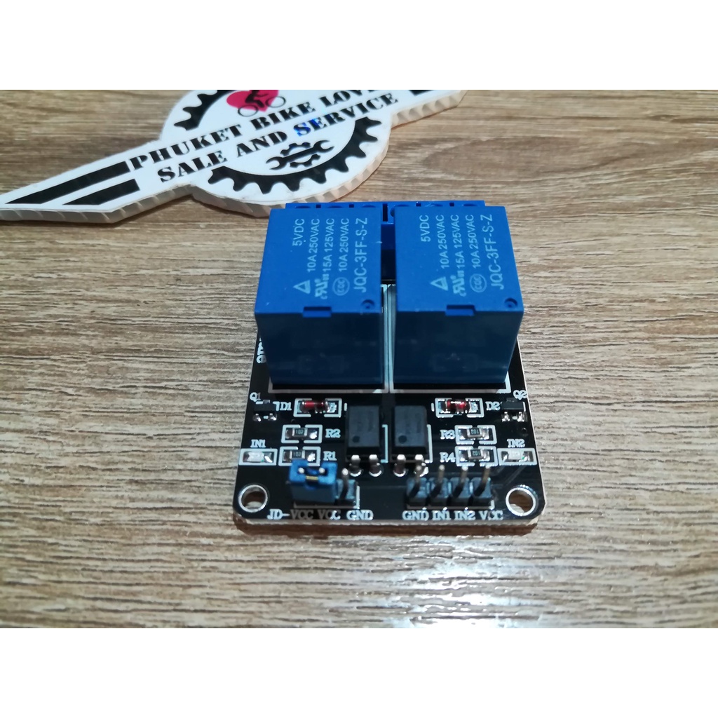 Arduino Relay Module 2 Channel 5V relay 2 ช่อง แบบ isolation control Relay Module Shield 250V/10A แบ