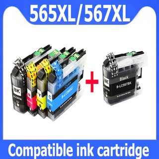 Brother LC 565 LC 567 Ink LC 565XL LC 567XL Black LC 565 XL LC 567 XL Ink Cartridge Compatible for J2310 J3520 J3720