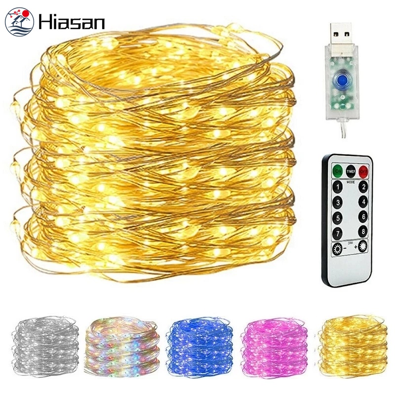 [จัดส่งฟรี] 5m 10M 20M ไฟ Led นางฟ้า / ปลั๊ก USB-ในลวดทองแดงไฟ Led String /ไฟสตริง Led กันน้ํากลางแจ้ง / ไฟกลางคืนตกแต่งสําหรับคริสต์มาส ปีใหม่