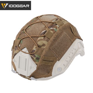 Idogear หมวกกันน็อคยุทธวิธี สําหรับหมวกกันน็อค Fast Helmet Military Camo Headwear 3802