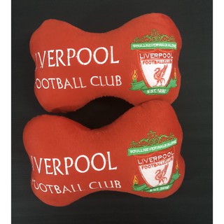 หมอนรองคอในรถ ลาย#Liverpool / 1แพ๊ค  บรรจุ2 ชิ้น