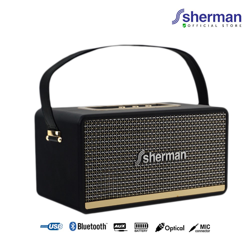 Sherman ลำโพงบลูทูธ รุ่น SB-33B2B Plus